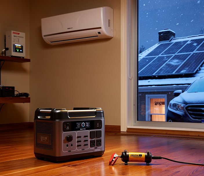Can a Portable Power Station REALLY Run a Heat Pump? Surge Limits, Soft Starters, and the Right Type