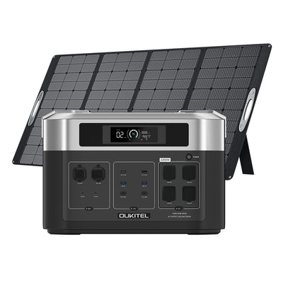 OUKITEL BP2000 Powerstation + 400W Solar Panel
