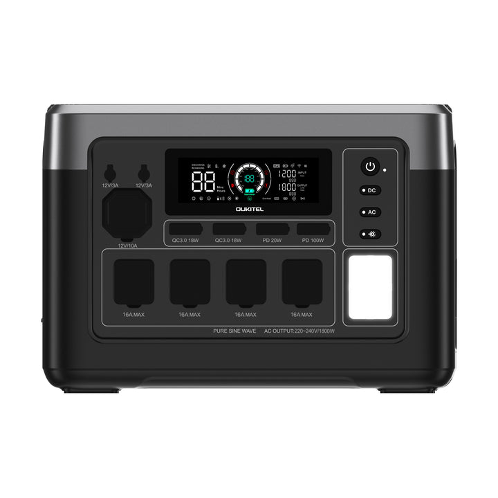 OUKITEL P1000E PLUS | 1800W 1024Wh Portable Power Station – EU OUKITEL