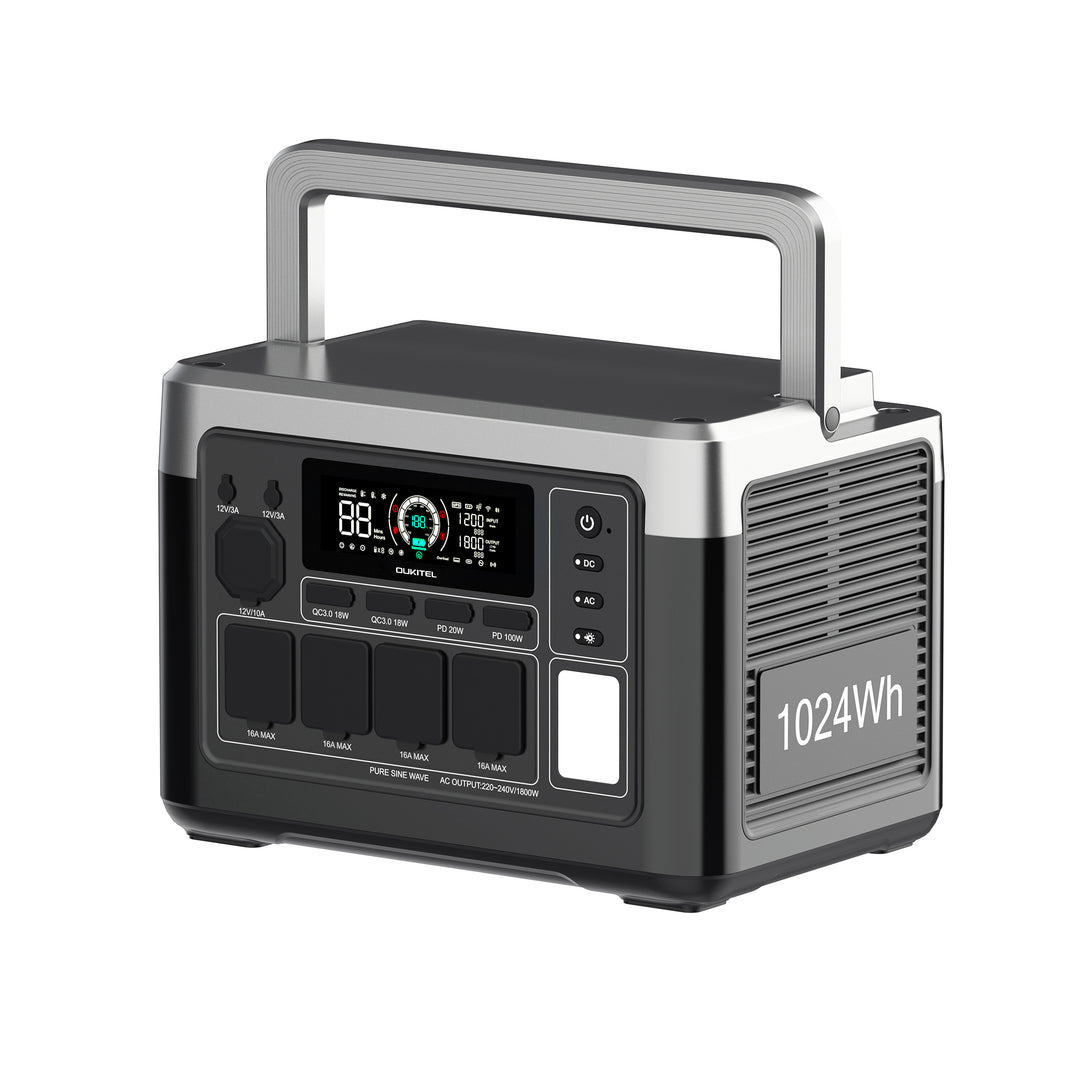 OUKITEL P1000E PLUS | 1800W 1024Wh Portable Power Station – EU OUKITEL