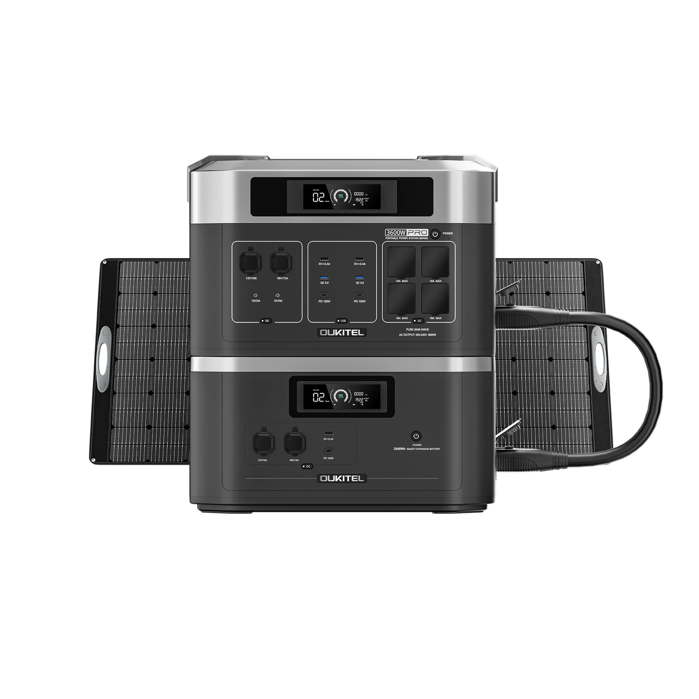 OUKITEL BP2000E PRO Portable Power Station 3600W