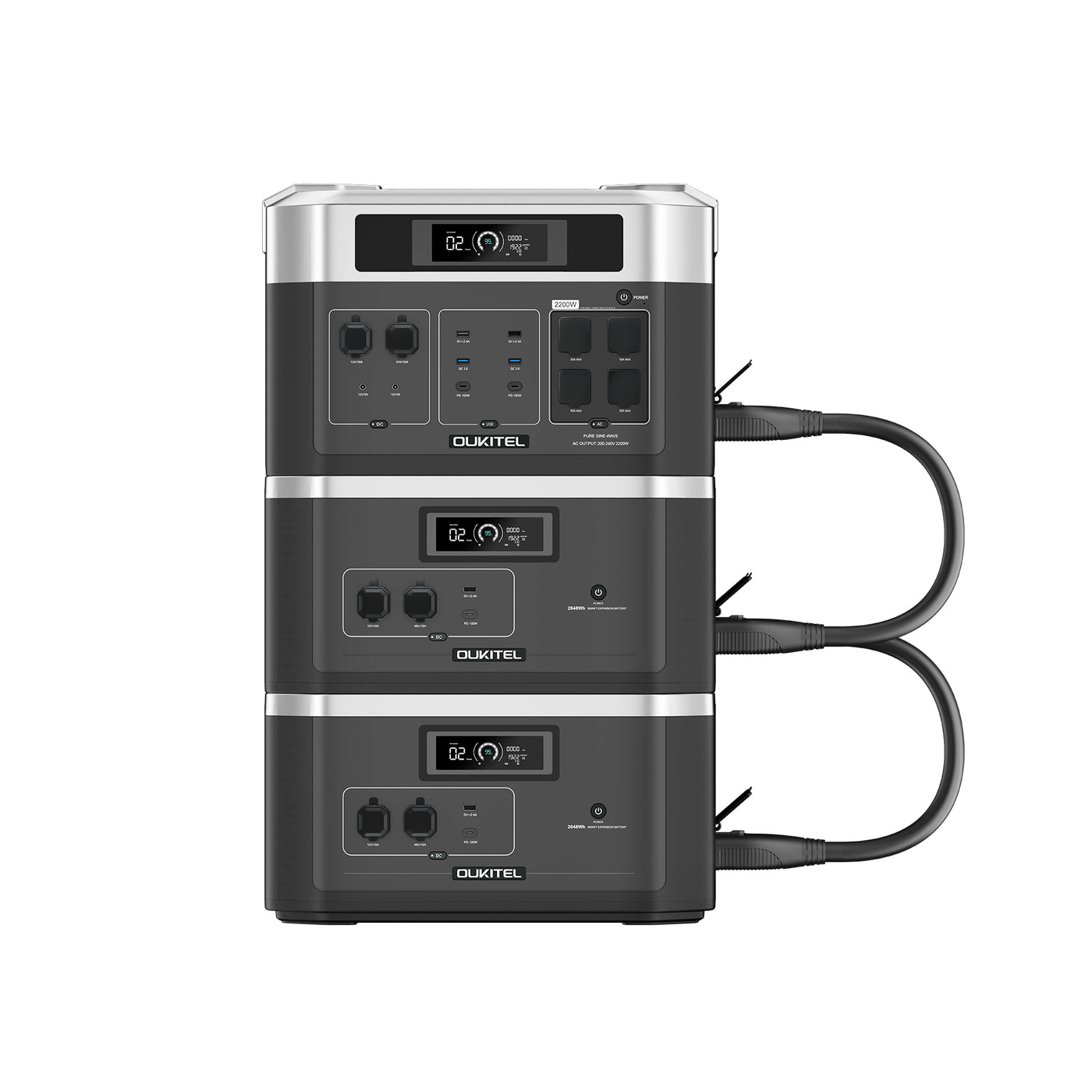 OUKITEL BP2000E PRO Portable Power Station 3600W