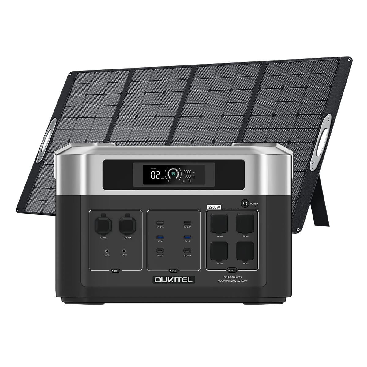 OUKITEL BP2000+PV200 Solar Generator