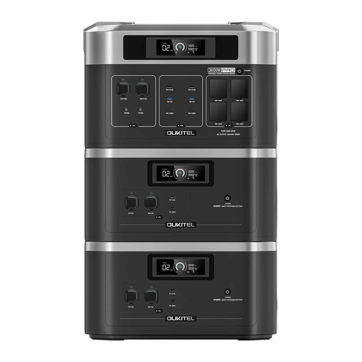 OUKITEL BP2000E PRO Portable Power Station 3600W