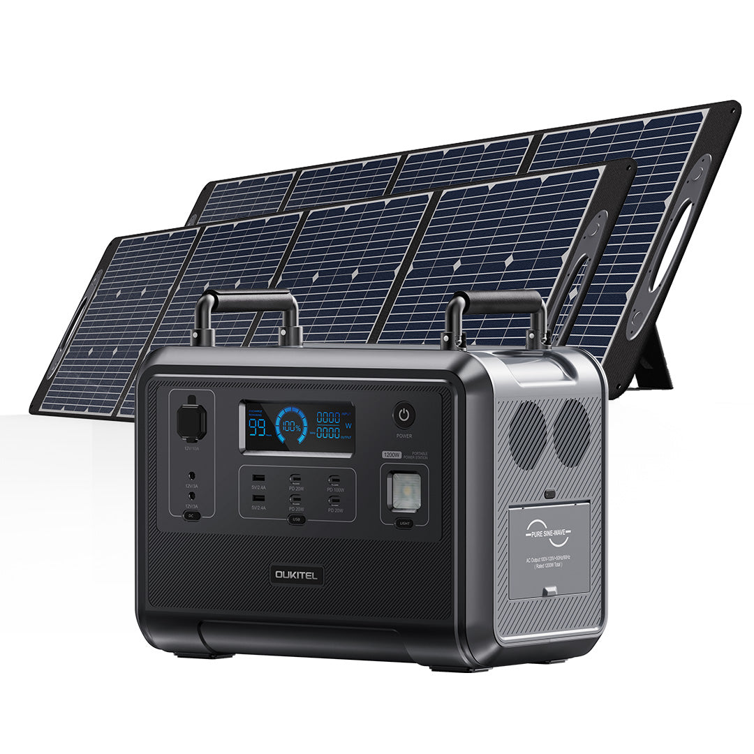 Tragbares Generator-Mini-System, Power Station mit Solarpanel