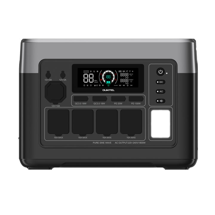 OUKITEL P1000E PLUS | 1800W 1024Wh Portable Power Station – EU OUKITEL