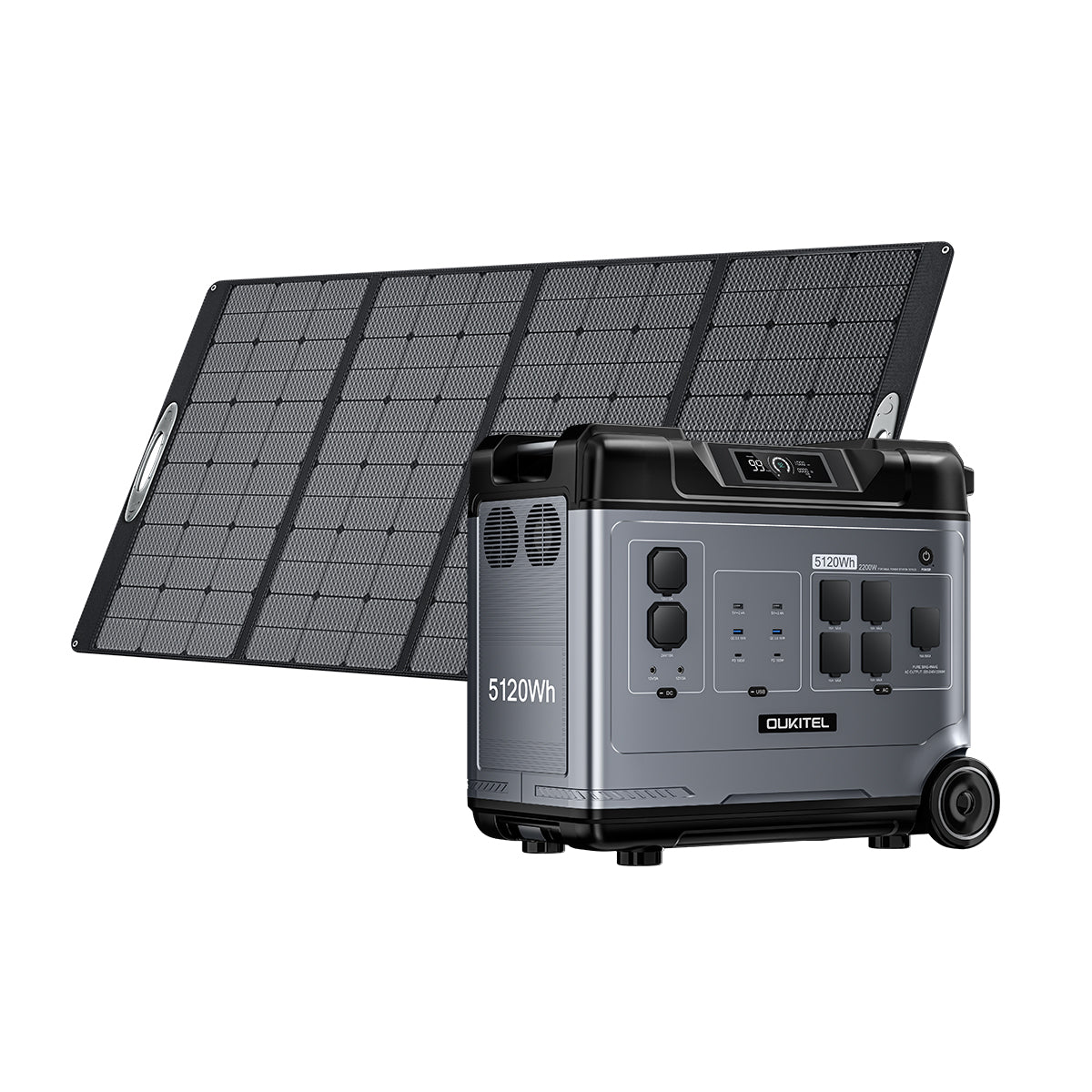 OUKITEL P5000 Home Battery Backup + 2*400W Solar Panels