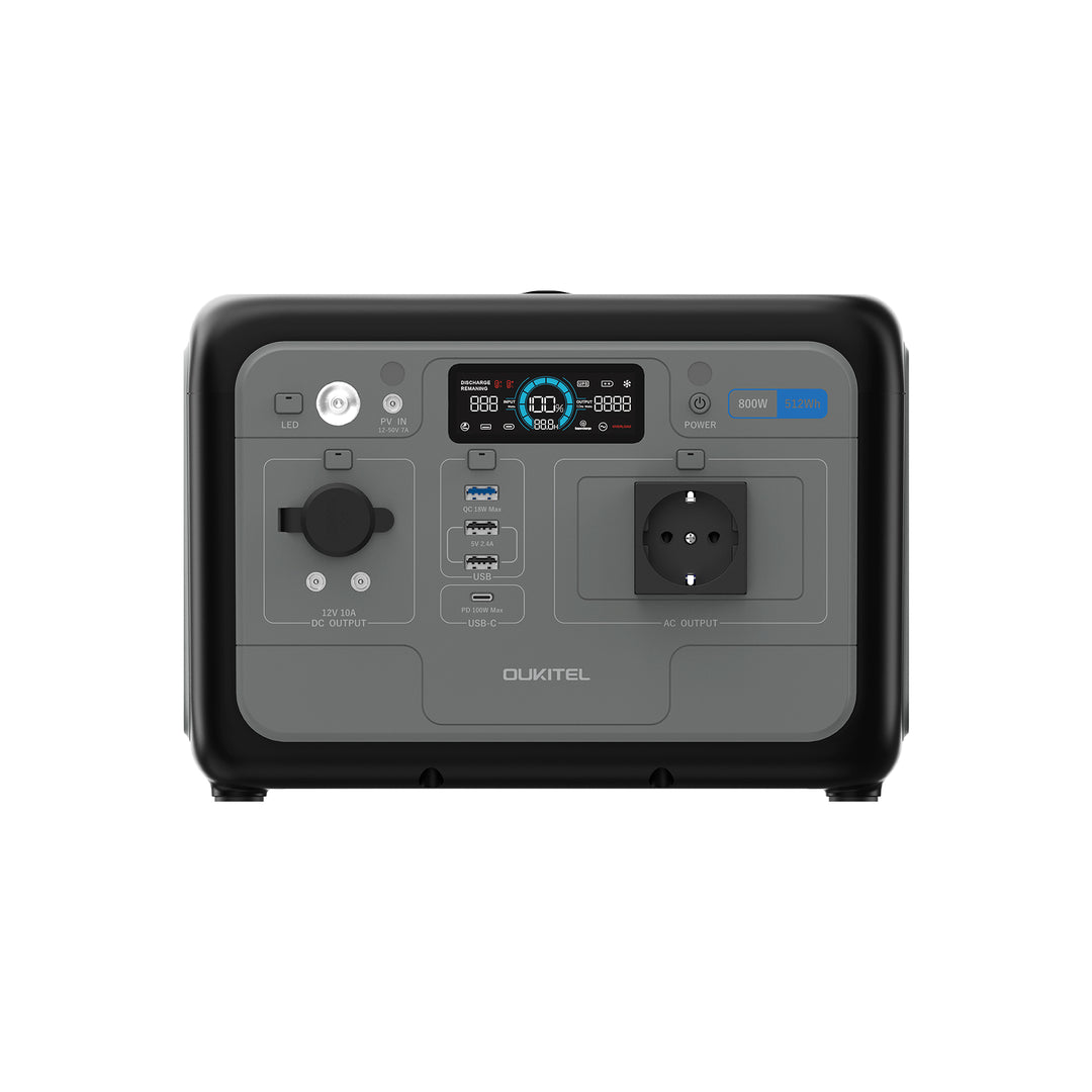 OUKITEL P800 Portable Power Station 800W | 512Wh – EU OUKITEL